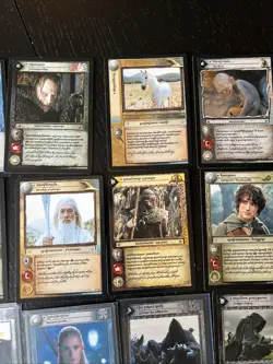 Lord of the Rings LOTR TCG CCG Card Elvish Tengwar Text Promo Rare Cards Lot - Image 4