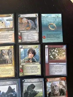 Lord of the Rings LOTR TCG CCG Card Elvish Tengwar Text Promo Rare Cards Lot - Image 5