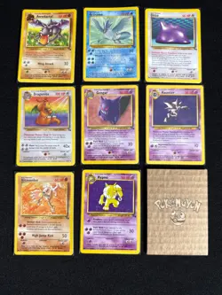 Complete Pokemon Unlimited Fossil Non Holo Rare/UC/C 47 Card Set 16-62 NM/NM+/M - Image 3