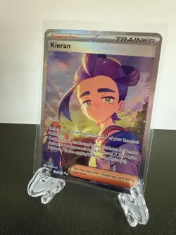 Pokemon TCG Kieran Sir 174/131 Prismatic Evolutions Holo Card NM/M Condition - Image 1