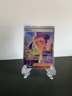 Pokemon TCG Kieran Sir 174/131 Prismatic Evolutions Holo Card NM/M Condition - Image 2