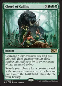 MTG - Chord of Calling - Magic 2015 - NM, English Magic FLAT RATE SHIP - Image 1
