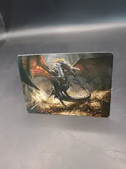 Cavern-Hoard Dragon 61/81 Gold-Stamped Signature Art Cards LOTR MTG NM - Image 3