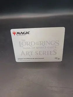 Galadriel of Lothlorien Art Series 48 / 81 MTG LOTR Gold Stamped - Image 4