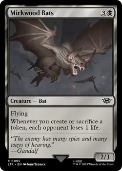 1x Mirkwood Bats NM Eng MTG - LOTR: Tales of Middle Earth - Image 1