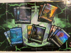 MTG 36 Final Fantasy Bundle Box Foil/Regular Full Art Basic Land Set & Bonus!! - Image 1