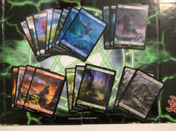 MTG 36 Final Fantasy Bundle Box Foil/Regular Full Art Basic Land Set & Bonus!! - Image 2