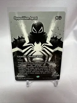 2025 Magic The Gathering Spiderman Opposition Agent #0019 Borderless Non-Foil - Image 1
