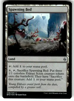 FOIL MTG Spawning Bed Battle for Zendikar Regular - Image 1