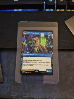 2025 MTG MARVEL'S SPIDER-MAN BORDERLESS NORMAN OSBORN 0220 (MYTHIC) - Image 1