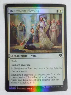 Benevolent Blessing #13 Commander Legends Foil Magic the Gathering - Image 1
