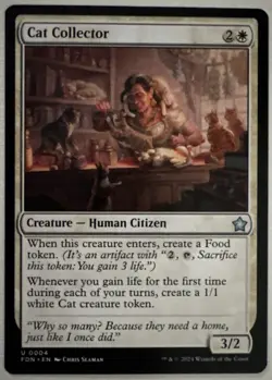 Cat Collector Magic The Gathering - Foundations Regular - Image 1