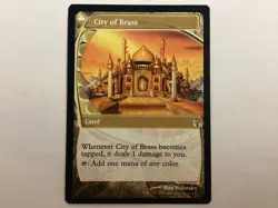 MTG Mystery Booster 2 Future Sight CITY OF BRASS NM (0077) Graded Power - Image 1
