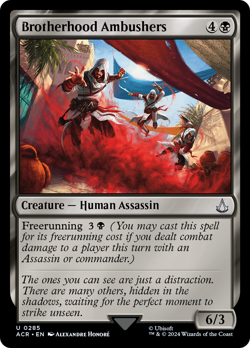 Brotherhood Ambushers - Assassin's Creed - MTG Near Mint - Image 1
