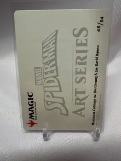 Maximum Carnage Art Series RARE Gold Stamp MTG Magic NM/Mint Spider-Man 46/54 - Image 2