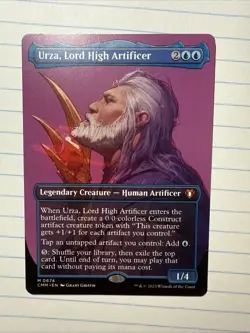 Urza, Lord High Artificer (Borderless) Commander Masters Regular - Image 1
