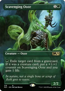 MTG Magic the Gathering Scavenging Ooze (318/470) Core Set 2021 NM - Image 1