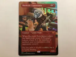 MTG Double Masters 2022 DOCKSIDE EXTORTIONIST Borderless Foil NM (0078) - Image 1