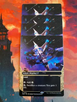 MTG Edge of Eternities High Market Borderless x 4 (Play Set) - Image 1