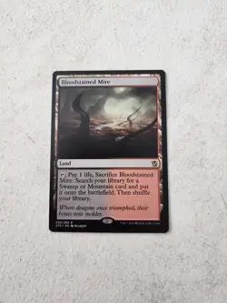 Bloodstained Mire Magic: The Gathering Khans Of Tarkir Regular Played - Image 1