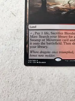 Bloodstained Mire Magic: The Gathering Khans Of Tarkir Regular Played - Image 2