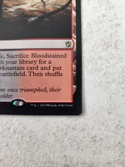 Bloodstained Mire Magic: The Gathering Khans Of Tarkir Regular Played - Image 3