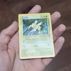Scyther 17/130 Base Set 2 Holo Pokemon WOTC TCG - Image 3