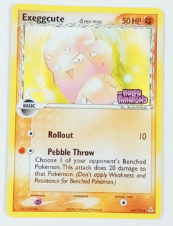 Exeggcute 65/110 Ex Holon Phantoms Holo Pokemon Card 2006 - Image 1