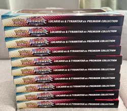 LOT OF 10 Pokemon Prismatic Sams Club Lucario Ex Tyranitar Ex Premium Collection - Image 1