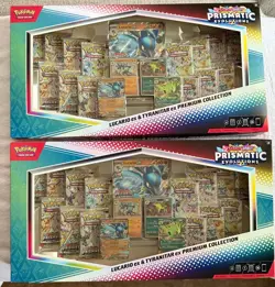 LOT OF 10 Pokemon Prismatic Sams Club Lucario Ex Tyranitar Ex Premium Collection - Image 4