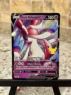 Pokemon TCG ~ Dark Sylveon V [Celebrations Black Star Promo SWSH134] NM - Image 1