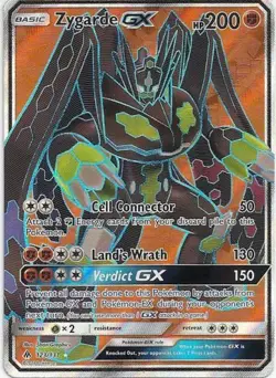 Zygarde GX 123/131 F/A S&M Forbidden Light ULTRA RARE PERFECT MINT! Pokemon - Image 1