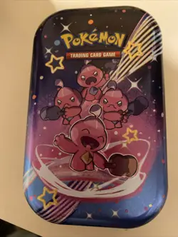 1x Pokemon TCG Scarlet & Violet Paldean Fates Mini Tin (empty) - Image 1