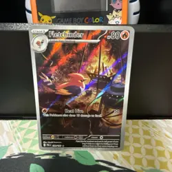 Pokemon Fletchinder - SV02: Paldea Evolved 199/193 Illustration Rare NM - Image 1