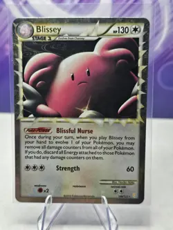 Pokemon TCG Blissey (Prime) 106/123 Heart Gold Soul Silver Ultra Rare 2010 - Image 1