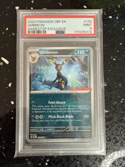 PSA 9 Mint Umbreon 130/197 Gamestop Exclusive - Pokemon Obsidian Flames - Image 1