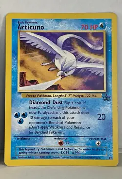 Pokemon Legendary Birds Set (Moltres, Zapdos, Articuno) Black Star Promo LP - Image 4