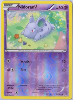 Nidoran F - 66/160 - Reverse Holo - XY: Primal Clash - Pokemon - Image 1