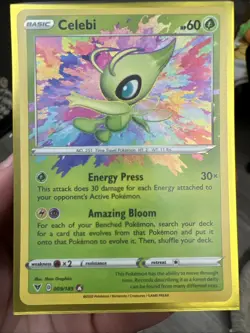 Pokemon SWSH 2020 Vivid Voltage Amazing Rare Celebi #009/185 PSA 10 Gem Mint - Image 1