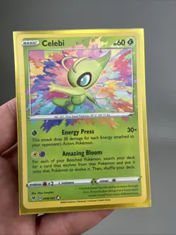Pokemon SWSH 2020 Vivid Voltage Amazing Rare Celebi #009/185 PSA 10 Gem Mint - Image 2