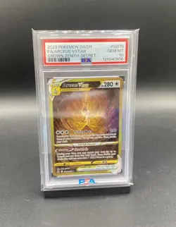 Arceus VSTAR GG70/GG70 Pokemon Crown Zenith English Secret PSA 10 - Image 1