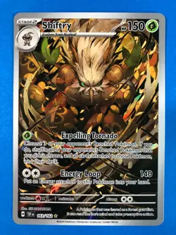 Shiftry 163/162 Temporal Forces Illustration Rare Full Art Pokemon - Image 1