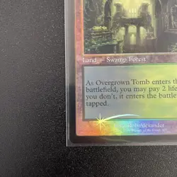 Overgrown Tomb Foil Old Frame Ravnica Magic The Gathering Card - Image 4