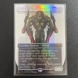 Kozilek the Broken Reality MTG MTGModern Horizon 3 Foil Card Used - Image 1
