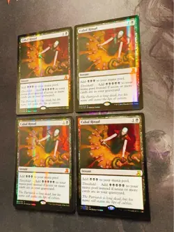 Cabal Ritual Foil Card Set of 4 From the Vault Unused MTG - Image 3