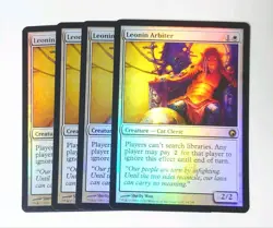 MTG Leonins Judge FOIL English Set of 4 NM to SP Condition Games Card - Image 1