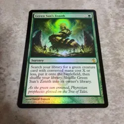MTG The Summit of the Green Sun Foil English Card Collectible Card - Image 1