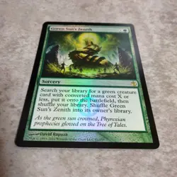 MTG The Summit of the Green Sun Foil English Card Collectible Card - Image 4