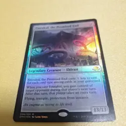 MTG The Promised End Emrakul Foil Card Collectible Game Card - Image 1