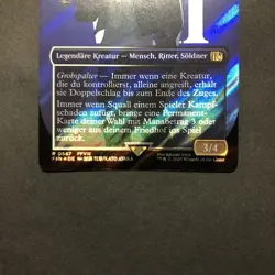 German SeeD Mercenary Squall Surge Foil MTG Card Used - Image 4